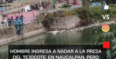 Hombre ingresa a nadar a la Presa del Tejocote, en Naucalpan, pero ya no salió