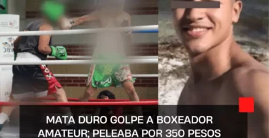 Mata duro golpe a boxeador amateur; peleaba por 350 pesos