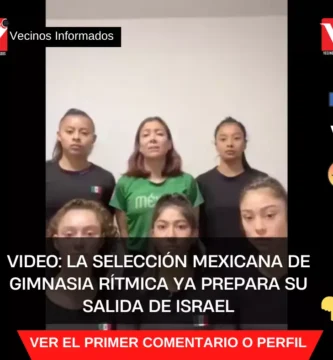 VIDEO: La Selección Mexicana de Gimnasia Rítmica ya prepara su salida de Israel
