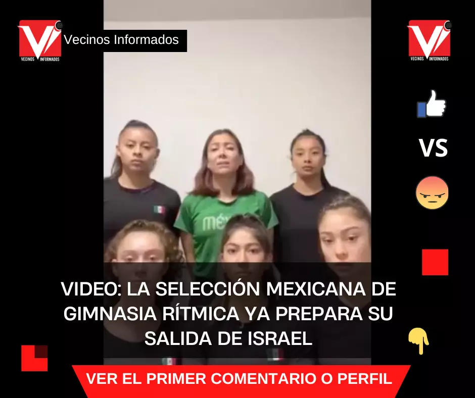 VIDEO: La Selección Mexicana de Gimnasia Rítmica ya prepara su salida de Israel