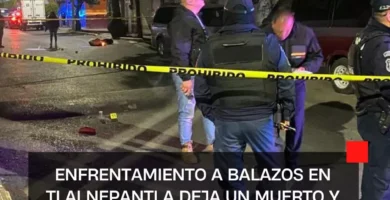 Enfrentamiento a balazos en Tlalnepantla deja un muerto y un lesionados