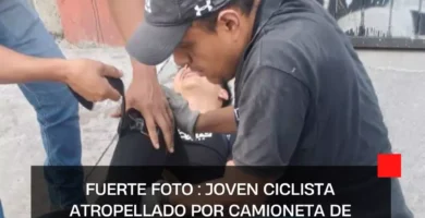 Joven ciclista atropellado por camioneta de mudanzas en Coyoacán