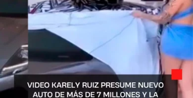 VIDEO Karely Ruiz presume nuevo auto de más de 7 millones y la critican en redes