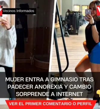 Mujer entra a gimnasio tras padecer anorexia y cambio sorprende a internet