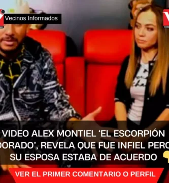 VIDEO Alex Montiel ‘El Escorpión Dorado’, revela que fue infiel pero su esposa estaba de acuerdo
