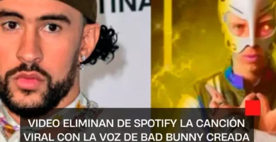 VIDEO Eliminan de Spotify la canción viral con la voz de Bad Bunny creada con inteligencia artificial
