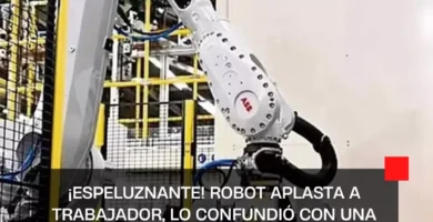 ¡Espeluznante! Robot aplasta a trabajador, lo confundió con una caja de verduras