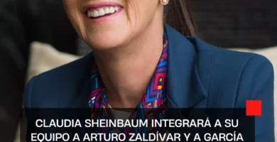 Claudia Sheinbaum integrará a su equipo a Arturo Zaldívar y a García Harfuch