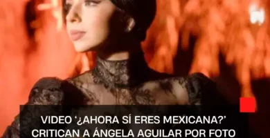 VIDEO ‘¿Ahora sí eres mexicana?’ Critican a Ángela Aguilar por foto alusiva al Día de Muertos