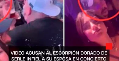 VIDEO Acusan al Escorpión Dorado de serle infiel a su esposa en concierto de Peso Pluma