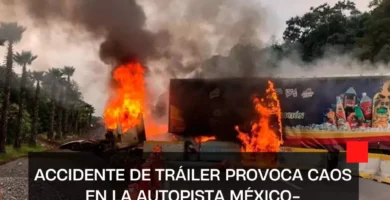 Accidente de Tráiler Provoca Caos en la Autopista México-Cuernavaca: Lo Que Necesitas Saber