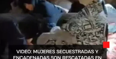 VIDEO: Mujeres secuestradas y encadenadas son rescatadas en Edomex