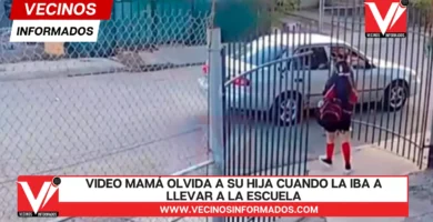 VIDEO Mamá olvida a su hija cuando la iba a llevar a la escuela