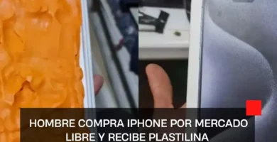 Hombre compra iPhone por Mercado Libre y recibe plastilina