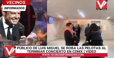 Público de Luis Miguel se ROBA las pelotas al terminar concierto en CdMx | VIDEO