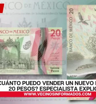 ¿En cuánto puedo vender un nuevo billete de 20 pesos? Especialista explica cuál es el único ejemplar que sí puede aumentar su valor