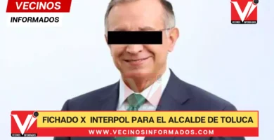 Confirman ficha roja de Interpol para detener al alcalde de Toluca, Raymundo "N"