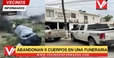 Abandonan 9 cuerpos en una funeraria en Reynosa, Tamaulipas; denuncia anónima alertó a policías