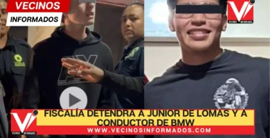 Fiscalía detendrá a junior de Lomas y a conductor de BMW si no se entregan