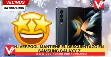 Liverpool mantiene el descuentazo en Samsung Galaxy Z Fold 4 de 256 GB