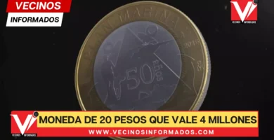 Esta moneda de 20 pesos tiene un valor de 4 millones de pesos por su peculiar diseño
