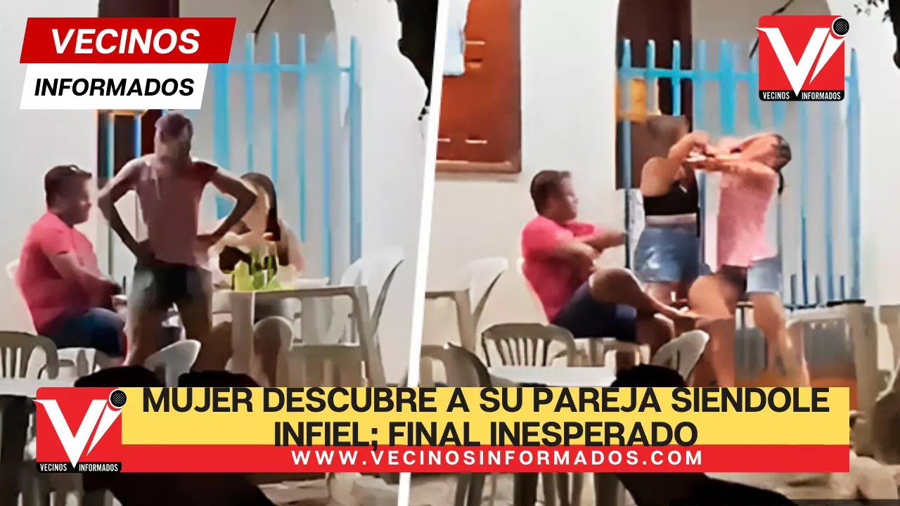 Mujer Descubre A Su Pareja Siéndole Infiel Final Inesperado Se Hace Viral Video Vecinos 