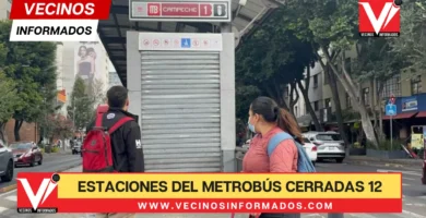 Estas son las estaciones del Metrobús cerradas por el Día de la Virgen de Guadalupe