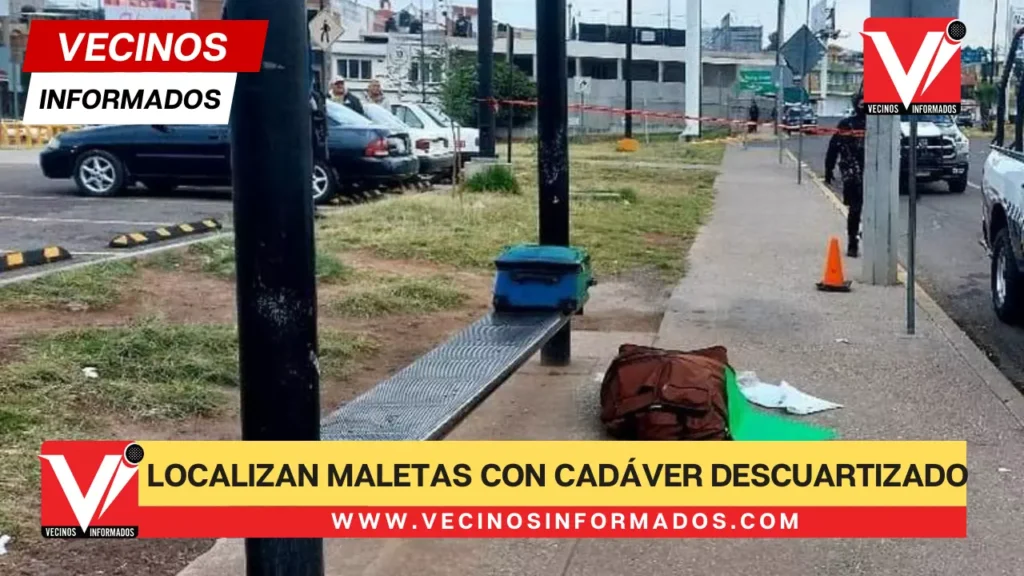 Localizan cadáveres dentro de unas maletas de viaje en Ciudad Hidalgo