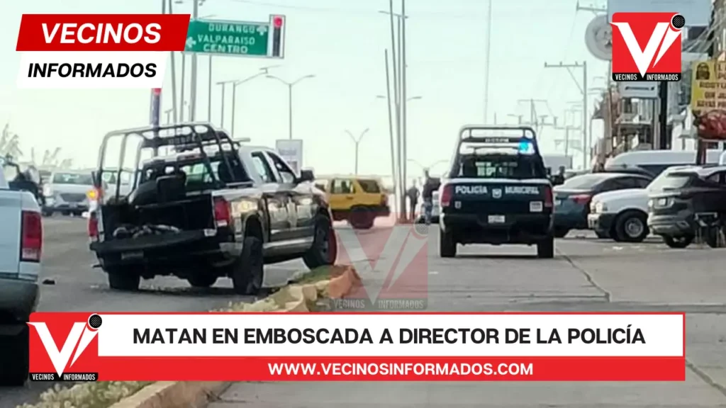 Matan en emboscada a director de la policía de Fresnillo, Zacatecas