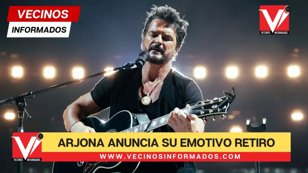 Ricardo Arjona anuncia su emotivo retiro de la música tras revelar problemas de salud