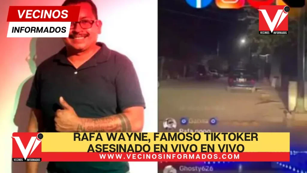 Rafa Wayne, famoso tiktoker y chofer de Uber, es asesinado mientras hacía transmisión en vivo