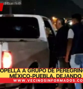 Conductor de camioneta atropella a grupo de peregrinos en la México-Puebla, dejando 3 personas sin vida y 8 lesionadas