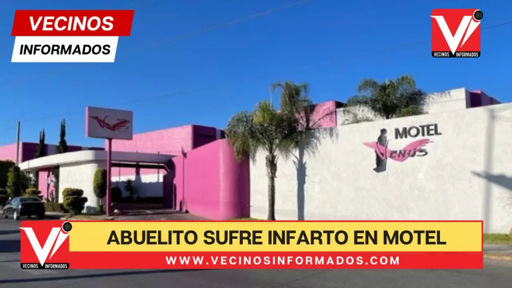 Abuelito sufre infarto en motel de Puebla
