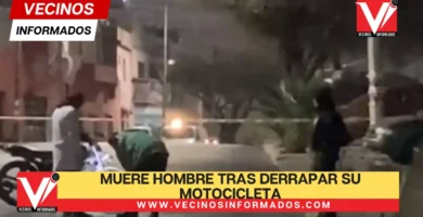 Muere hombre tras derrapar su motocicleta en Gustavo A. Madero