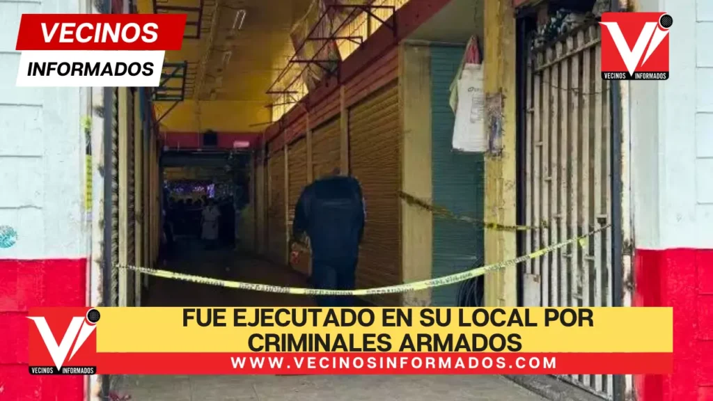Don Ricardo fue ejecutado en su local por criminales armados