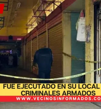 Don Ricardo fue ejecutado en su local por criminales armados