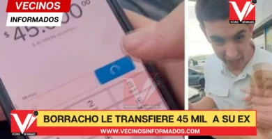 VIDEO Joven pasado de copas le transfiere 45 mil pesos a su ex