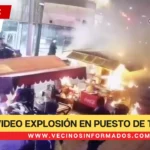 Captan en video explosión en puesto de tacos