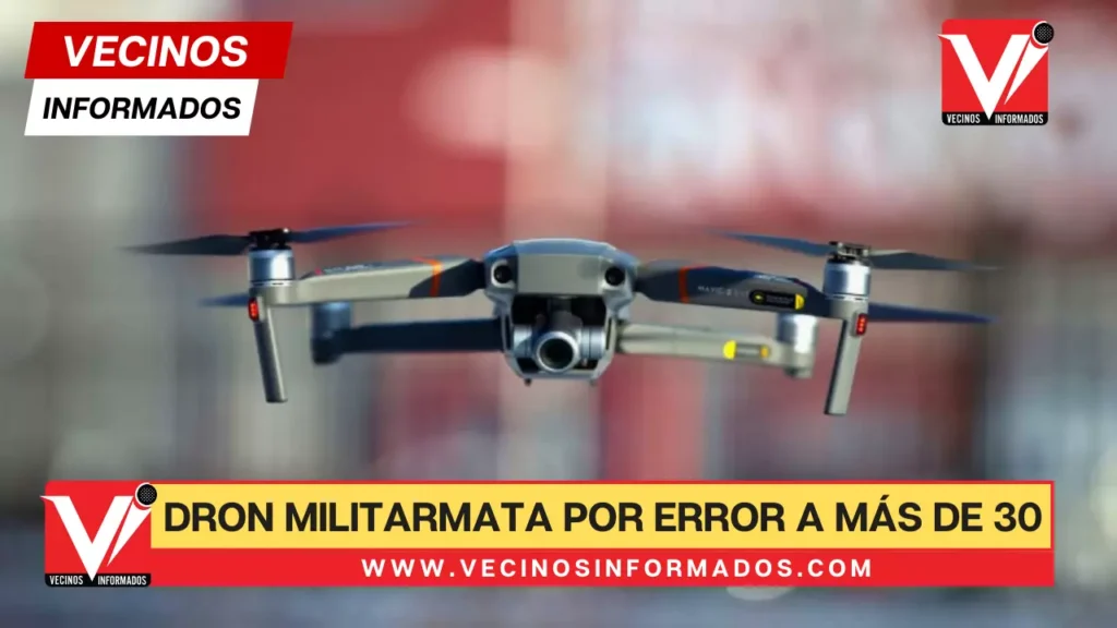 Dron militar mata por error a más de 30 civiles