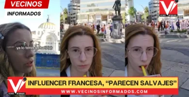 Vivi Voyage, influencer francesa, critica protestas feministas contra monumentos en CDMX: “Parecen salvajes”