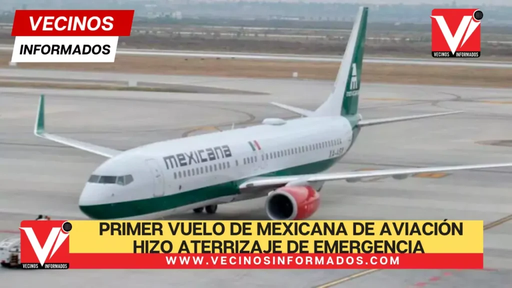 El primer vuelo de Mexicana de Aviación hizo aterrizaje de emergencia en Mérida por mal clima