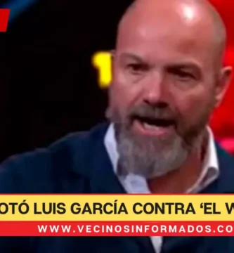 VIDEO Así explotó Luis García contra ‘El Warrior’; aventó hasta la taza y se fue del set