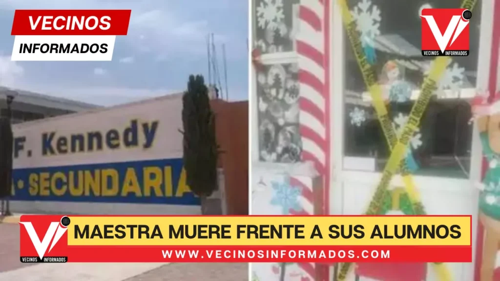 Maestra Muere Frente a Sus Alumnos de Primaria en Hidalgo