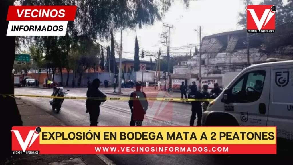 VIDEO: Explosión de gas en una bodega mata a personas que pasaban por ahí