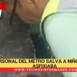 Personal del Metro salva a niño que se asfixiaba en la estación Pantitlán