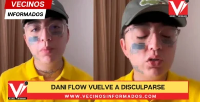 VIDEO Dani Flow vuelve a disculparse, ahora por la polémica rima