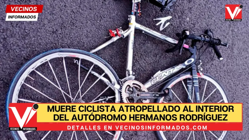 Muere ciclista atropellado al interior del Autódromo Hermanos Rodríguez de la CDMX