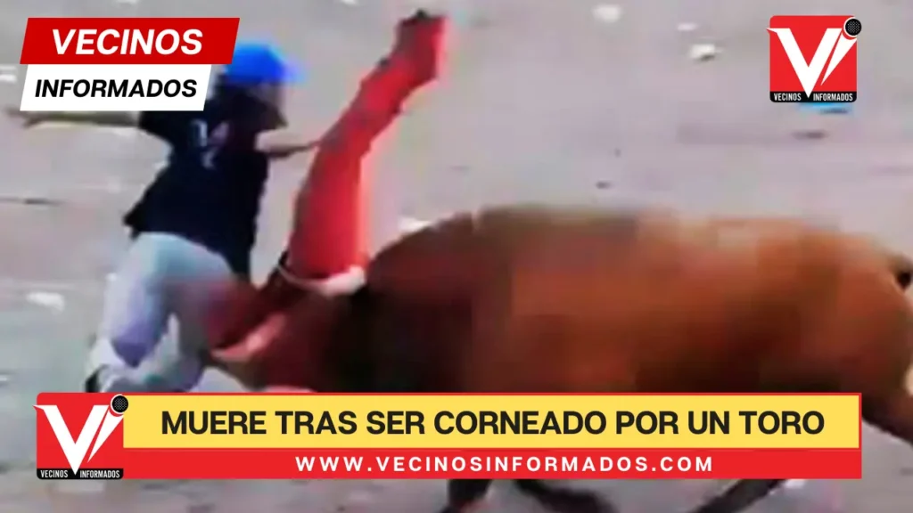Joven muere tras ser corneado por un toro frente a cientos de personas |VIDEO