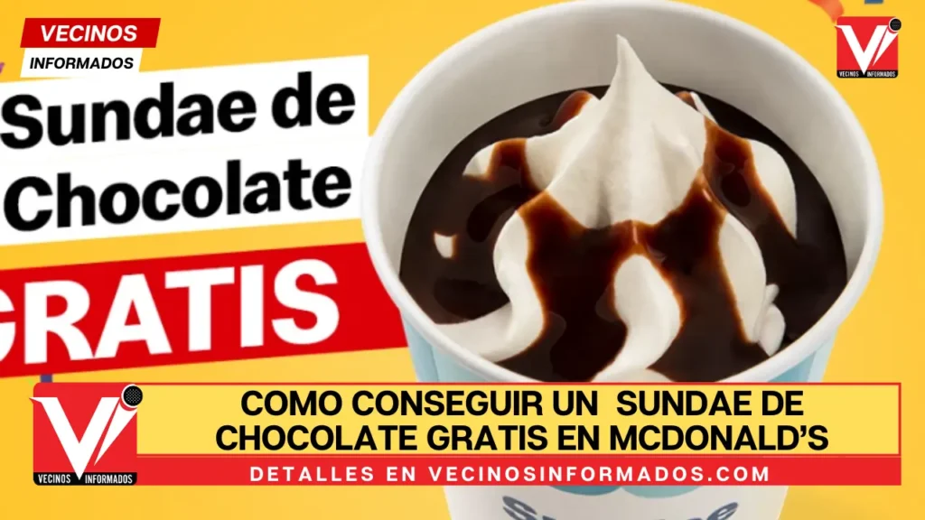 McDonald’s: Sundae de Chocolate GRATIS