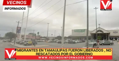 Migrantes en Tamaulipas fueron liberados en un supermercado, no rescatados por el gobierno